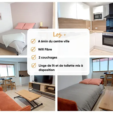 Elegant, Spacieux, 2 Couchages, Proche Centre Amiens